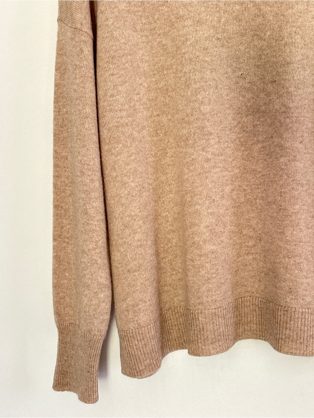 Nordstrom 100% Cashmere Turtleneck Sweater Size XL Preppy Minimalist Neutral b76 - Picture 12 of 14